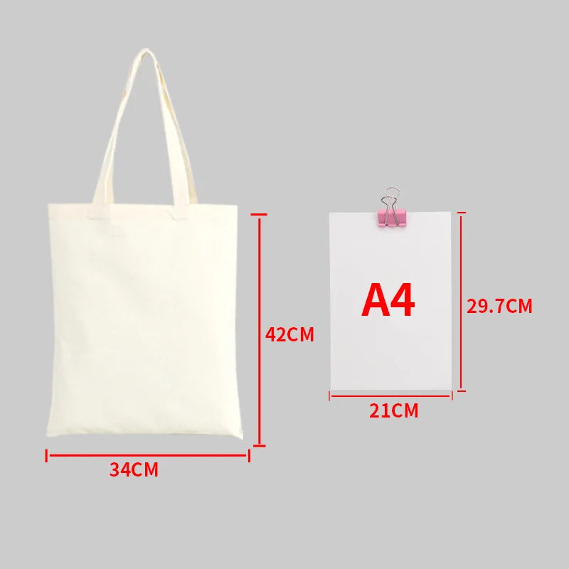 Large Capacity Canvas Shopping Bags