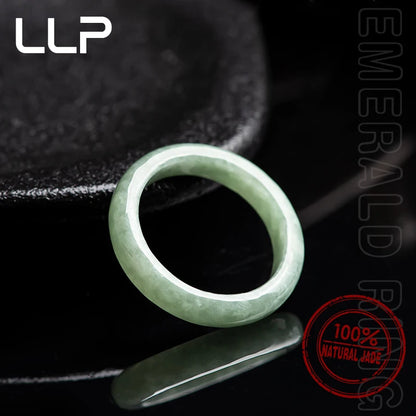 Natural A Cargo Bean Seed Emerald Ring