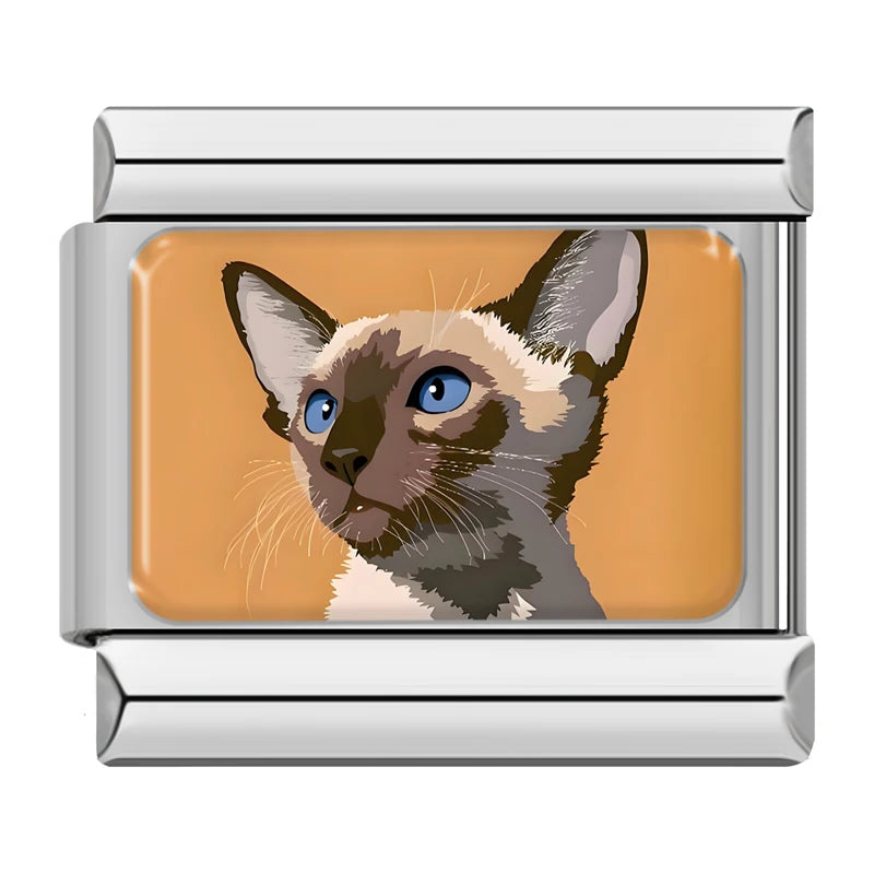 DANA Animals Cat Dog Stainless Steel Bracelet