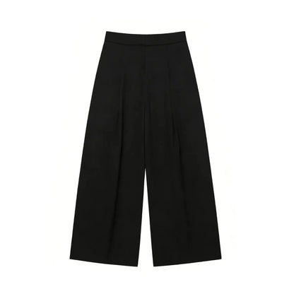 Black Baggy Wide Leg Pants