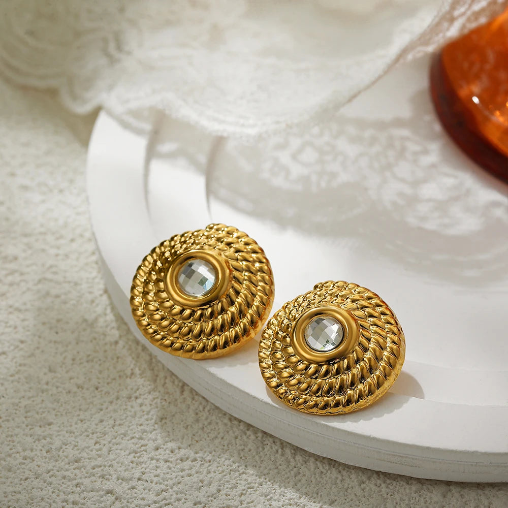 DANA Gold Color Stainless Steel Earring