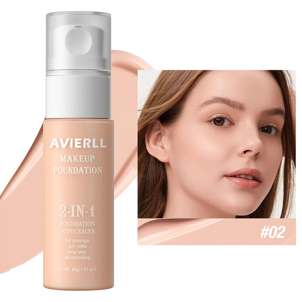 Moisturizing Foundation Concealer Waterproof Face Makeup Base Suitable for Women's Makeup Halloween
