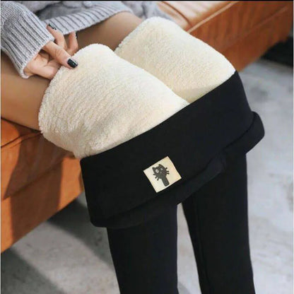 Leggings Seamless High Waist Thermal Winter Warm Tights Solid Stretchy Pants