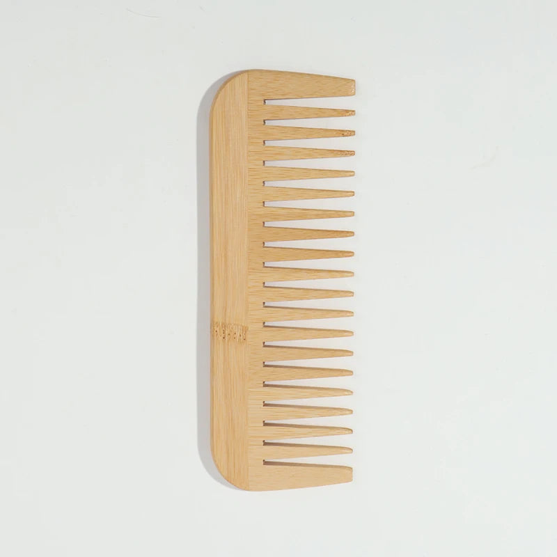 Natural Handmade Bamboo Hair Brush Set