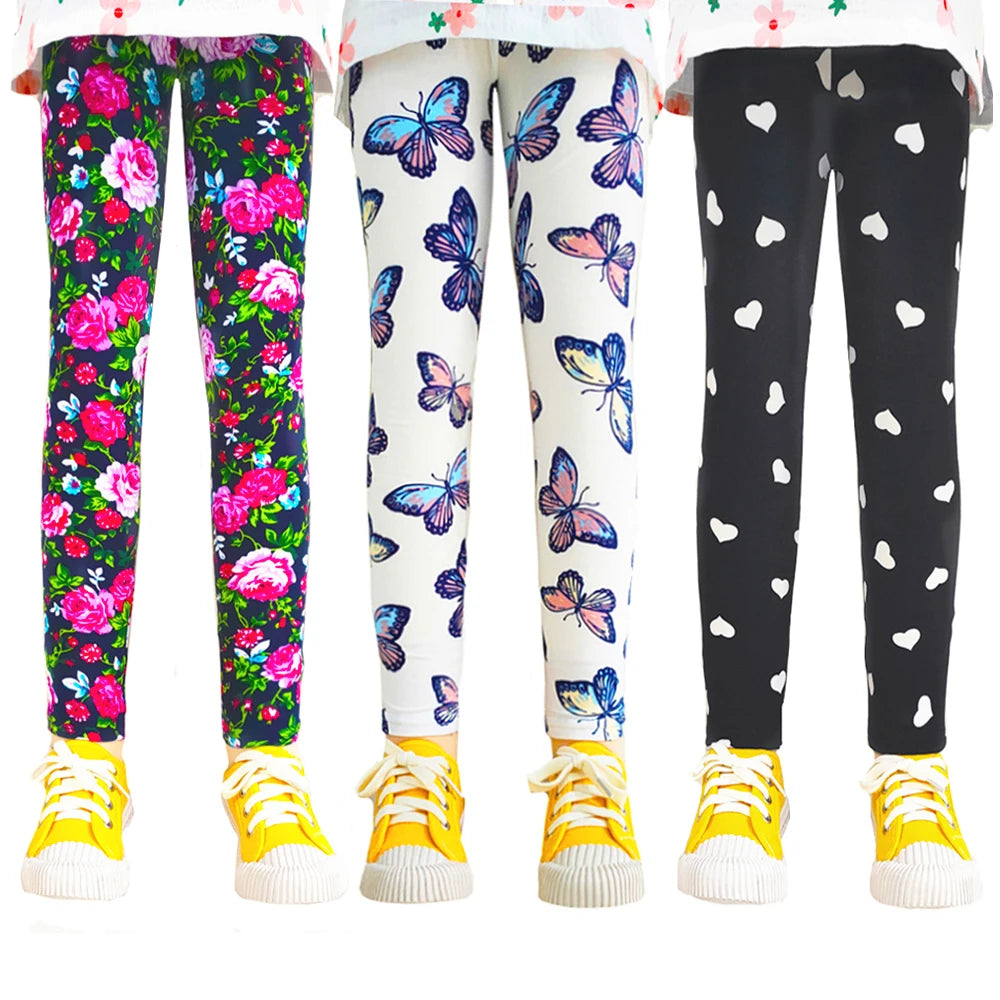 Summer Skinny Slim Elasticity Leggings Pencil Pants 2-13 YEAR