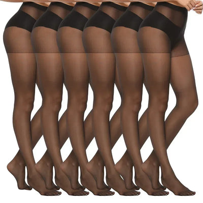 2/5 pairs slim fit anti hook silk pantyhose socks