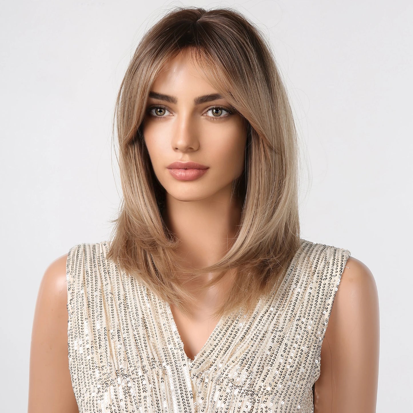 Short Layered Synthetic Wig