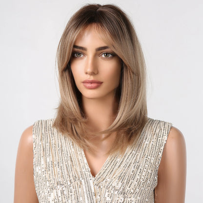 Short Layered Synthetic Wig