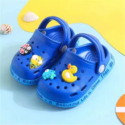 Kids Cartoon Cave Hole Sandals Beach Slippers