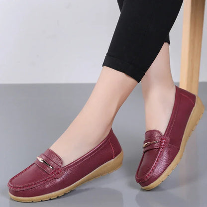 Genuine Leather Flats Moccasins Shoes