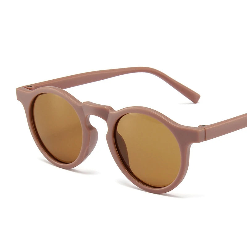Frosted Round Outdoor Sun Protection Sunglasses