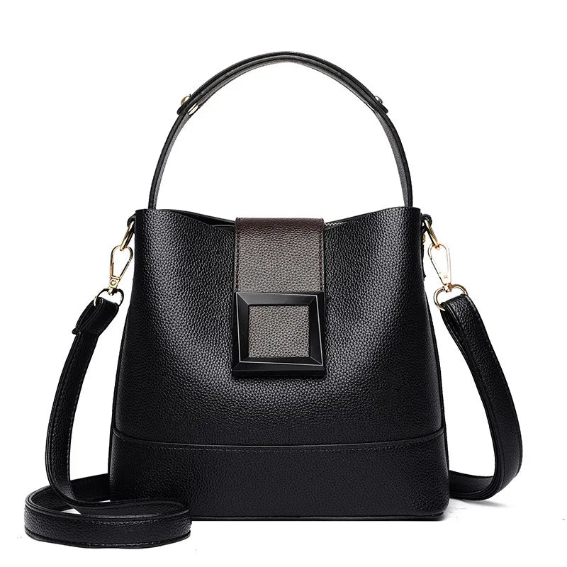 Leather Bucket Shoulder Strap Shoulder Crossbody Bags