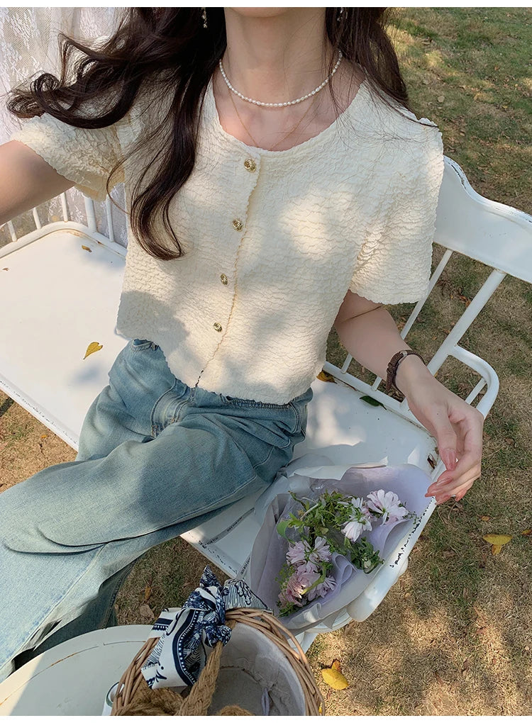 Short Sleeve O-Neck Shirt