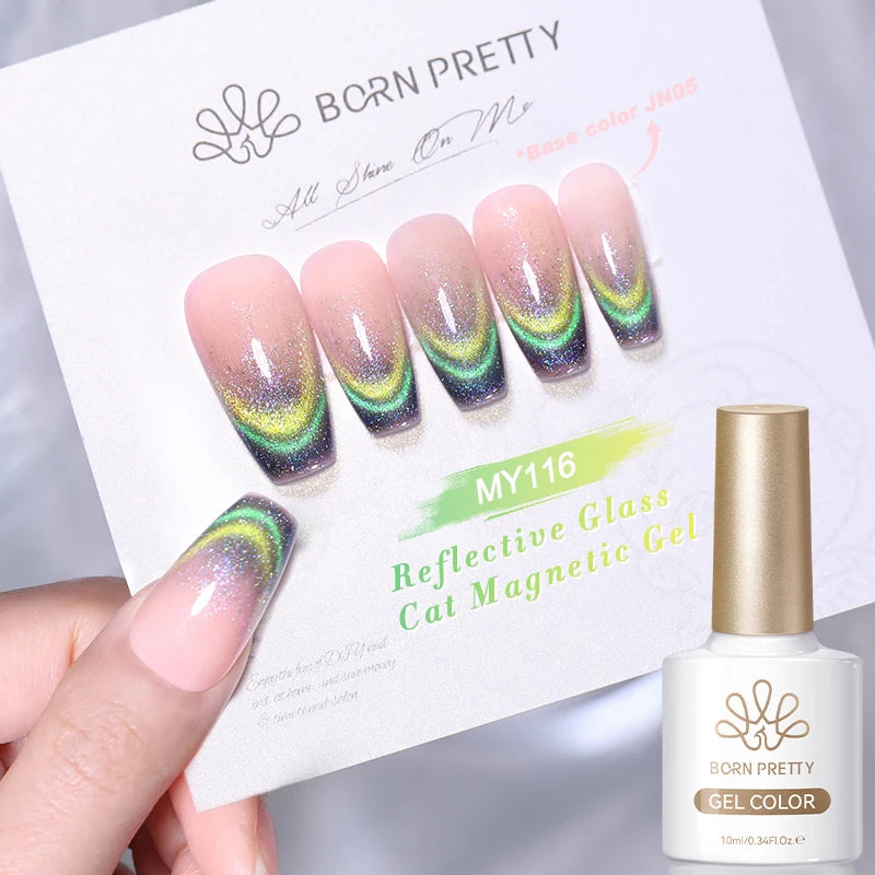 Dark Red Cat Magnetic Gel Nail Polish