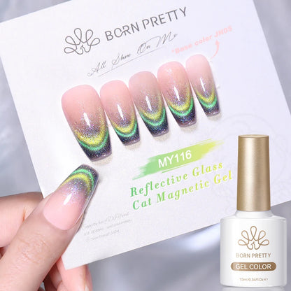 Dark Red Cat Magnetic Gel Nail Polish