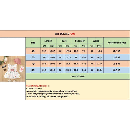 Newborn Baby Girl Love Print Sleeveless Dress Set