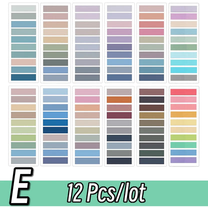 2400S Transparent Colorful Index Creative Memo Pads