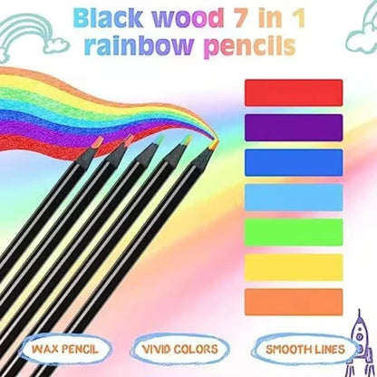 12pcs/Set Kawaii Rainbow Color Pencils for Kids