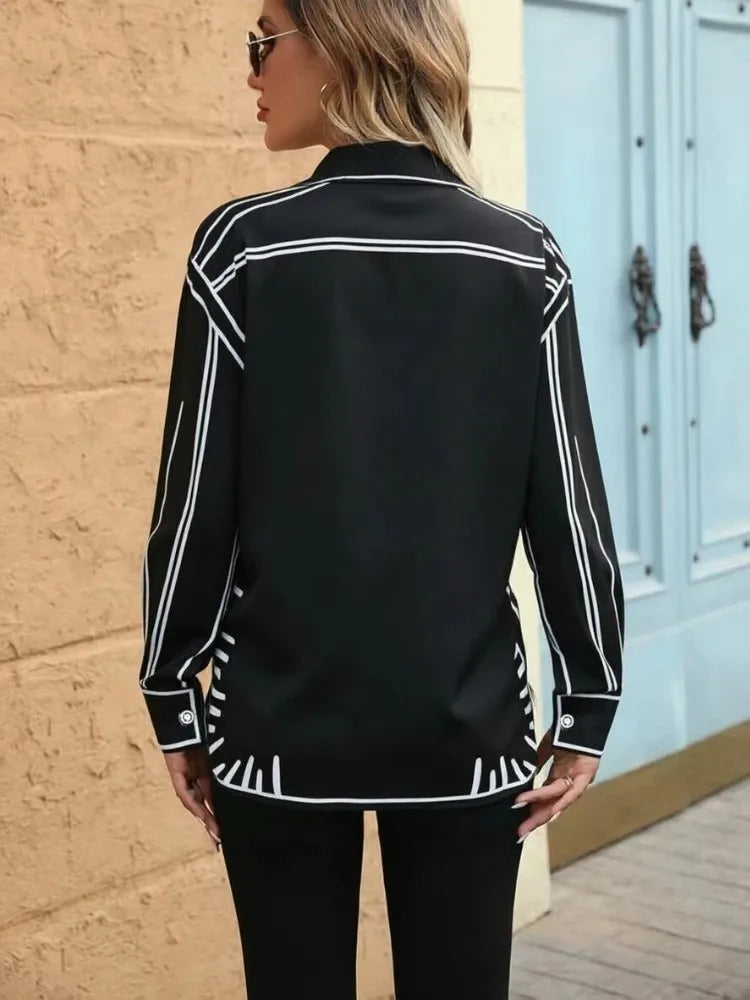 Fashion printed chic Shirt