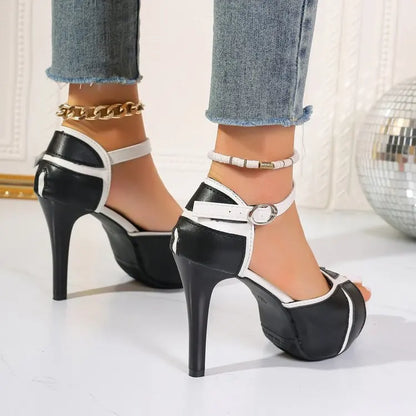 Fish Mouth Platform High Heels Shoes