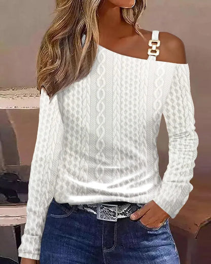 Sexy Loose One Shoulder Blouse