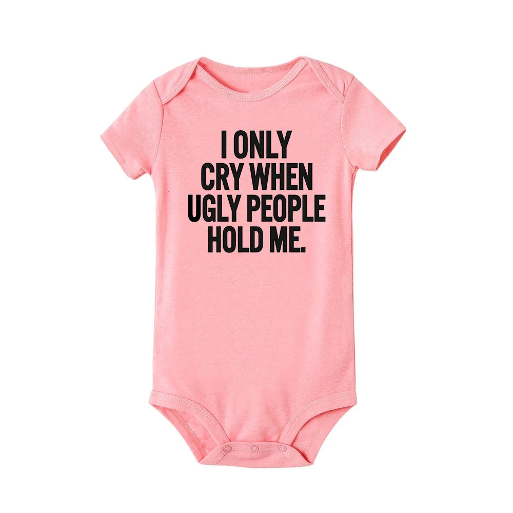 Funny Baby Bodysuits Jumpsuit Toddler Unisex Outfits