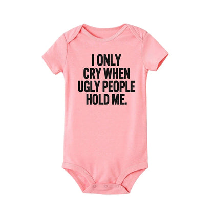 Funny Baby Bodysuits Jumpsuit Toddler Unisex Outfits