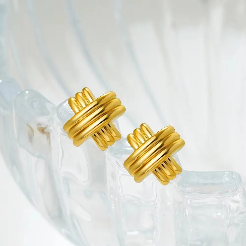 DANA Gold Color Stainless Steel Earring