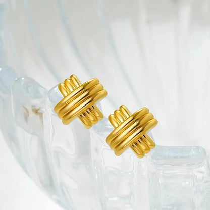 DANA Gold Color Stainless Steel Earring