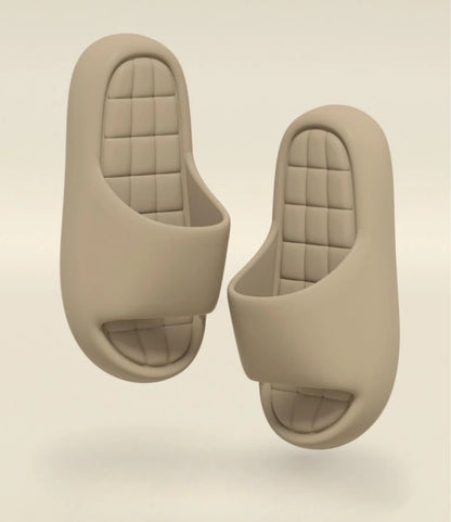 Unisex Bathroom Flat Sandals Thick Platform Slippers