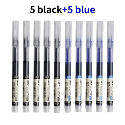 10 Pcs Color Gel pens Quick Drying Large Capacity Marking Drawing