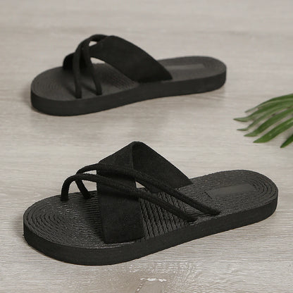 DANA black belt anti-slip flat slippers