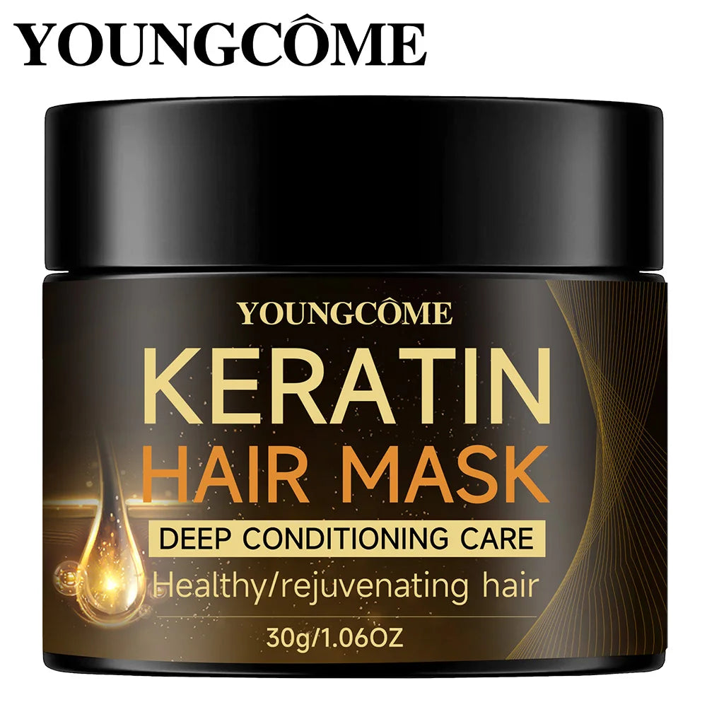 Keratin Hair Mask Moisturizer Conditioner Soft Smooth Frizz Damaged Hair
