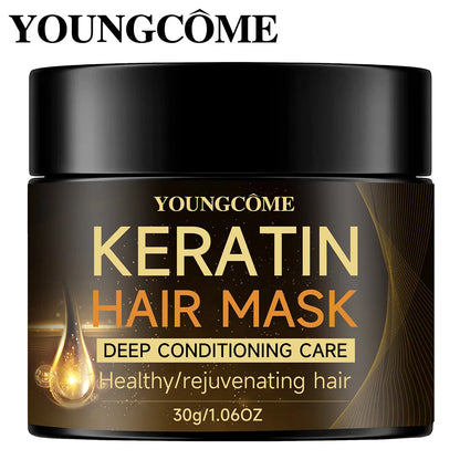 Keratin Hair Mask Moisturizer Conditioner Soft Smooth Frizz Damaged Hair