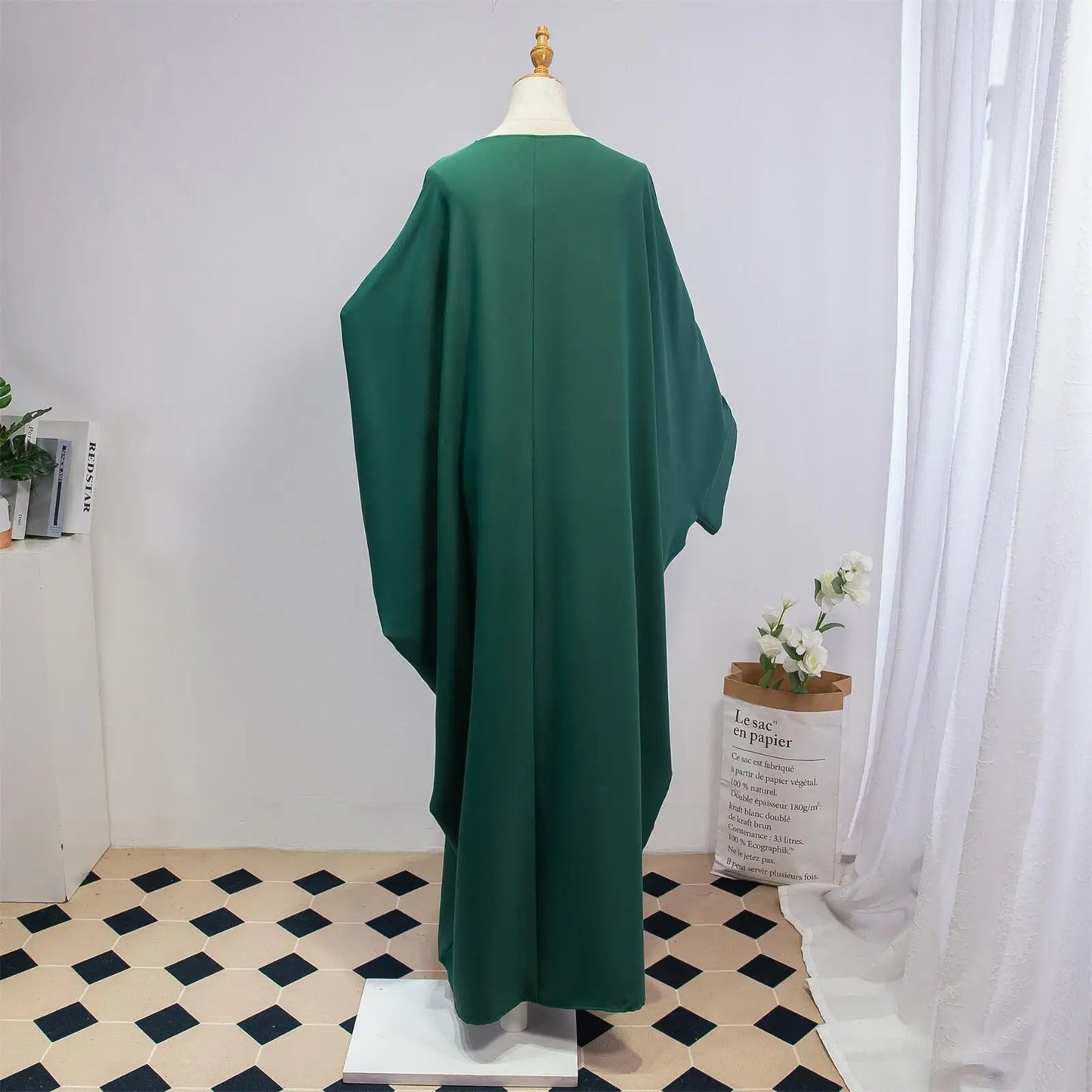 Two Pieces Muslim Abaya Jilbab Islamic