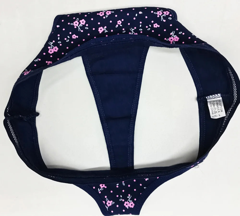 Sexy Thong Cotton G Strings Panties Dot Star Underpants 5 pcs/lot