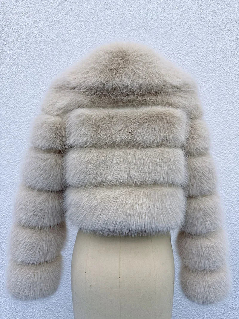 Faux Fur Outerwears Coat