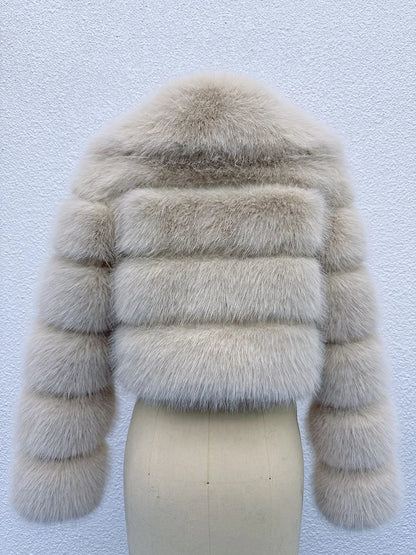 Faux Fur Outerwears Coat