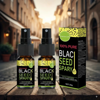 100% Pure Black Seed Oil Spray - Cold-Pressed Hair Treatment
