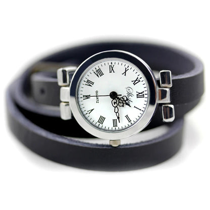 Long Leather ROMA Vintage Watch