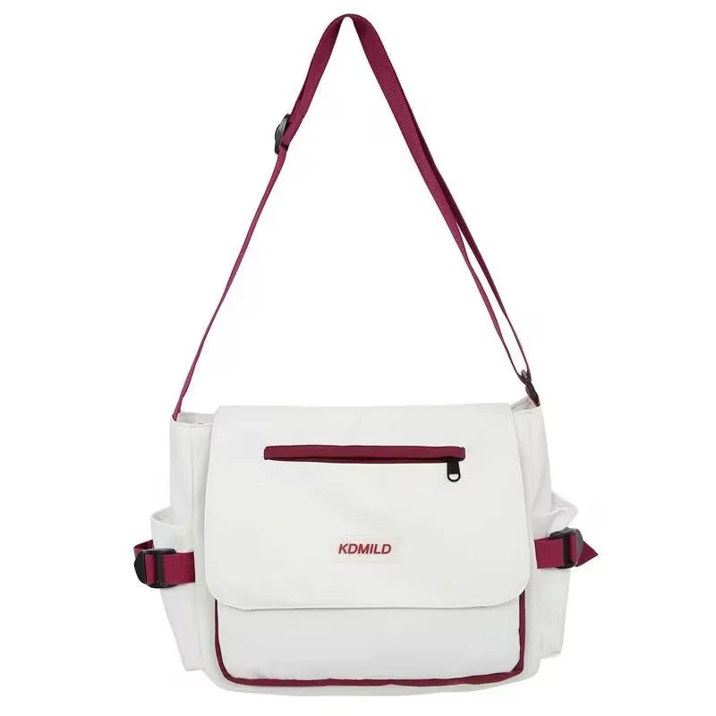 Oxford Diagonal Cross Youth Casual Canvas Shoulder Bag