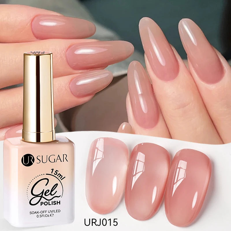 SUGAR Jelly Milky White Translucent Gel Polish