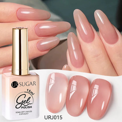 SUGAR Jelly Milky White Translucent Gel Polish