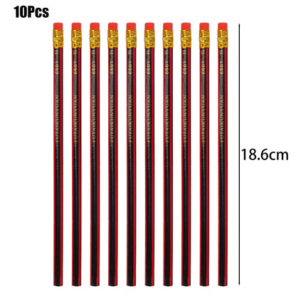 40/30/10PCS Wooden Lead Pencils with Eraser Stationery