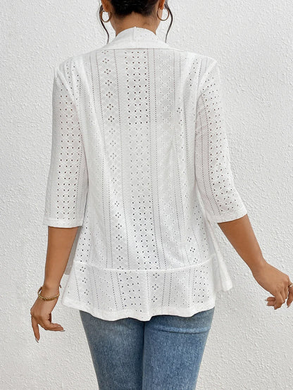 Casual Open Front Jacket
