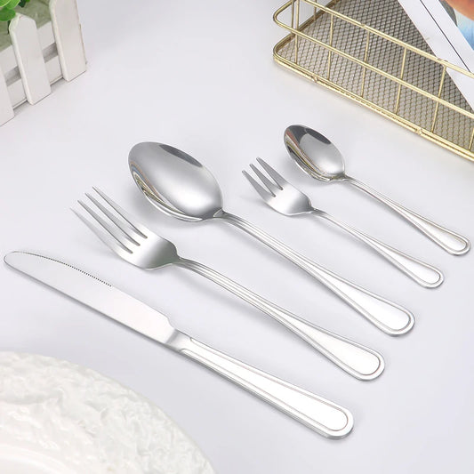 6/30pcs Stainless steel cutlery set