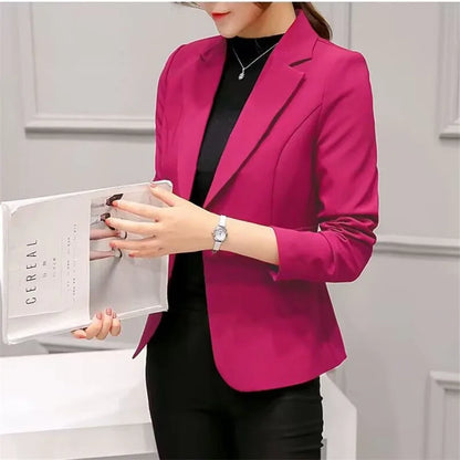 Slim Blazers Lady Office Work Suit