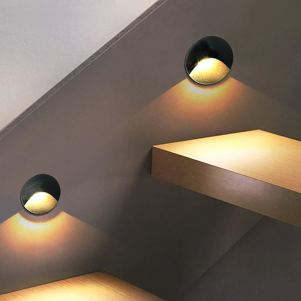 Outdoor Lighting Recessed Wall Lamp Waterproof
