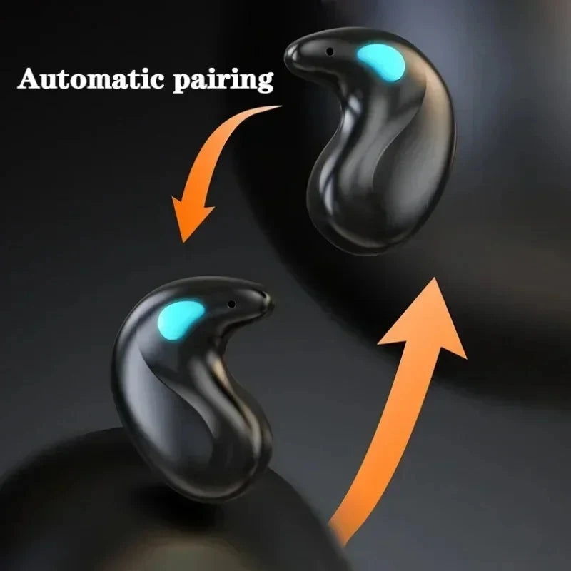X55 Earphone Stereo Hidden Headsets Mini Headphones