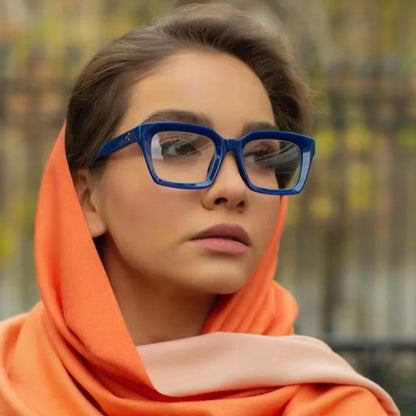 Reading Oversized Square Large Frame Presbyopia Eyeglasses